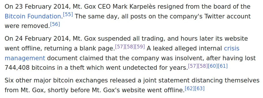 Cierre de MT. Gox